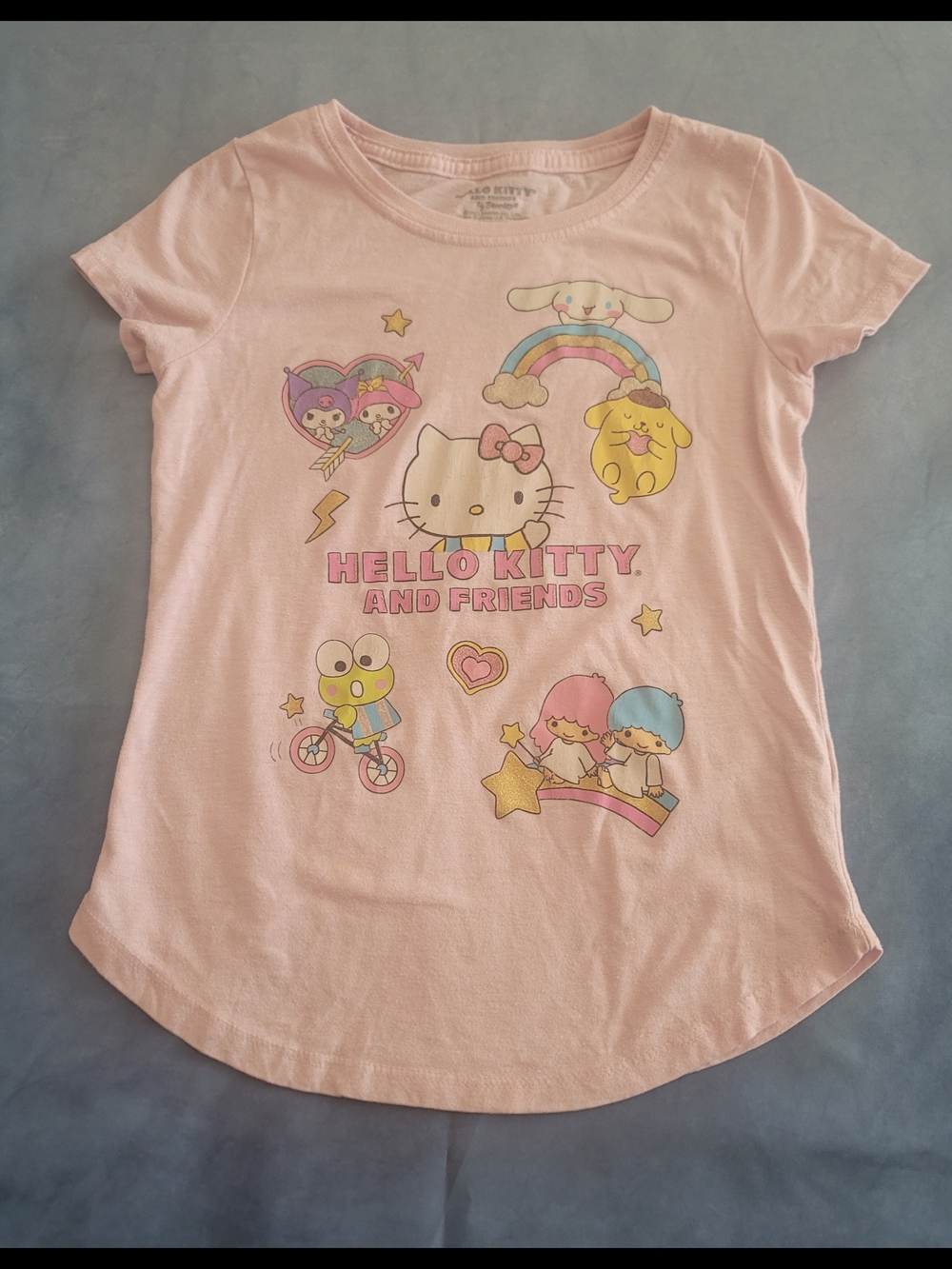 Hello Kitty Pink Graphic Kids Tee